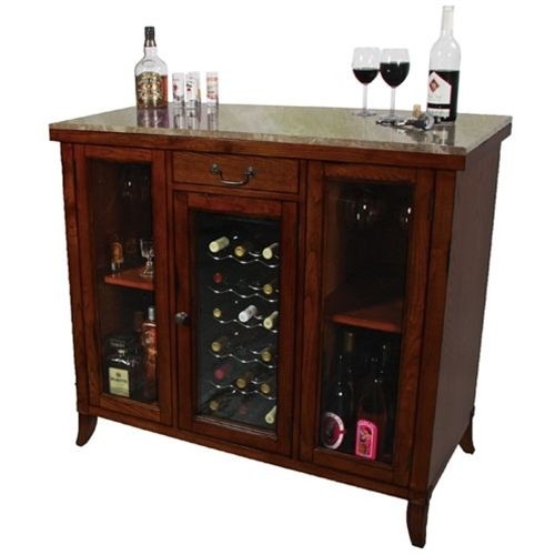 Wine cabinet with fridge