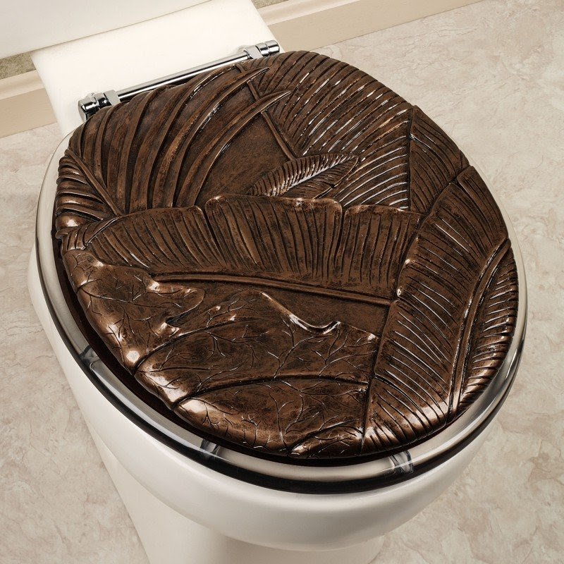 Decorative toilet seat