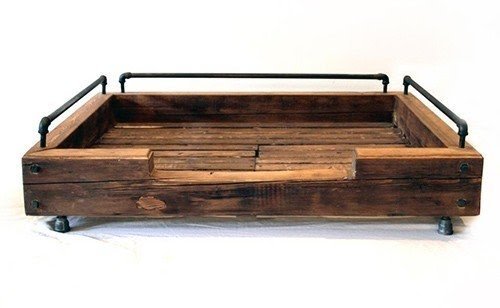 Dog bed under bed