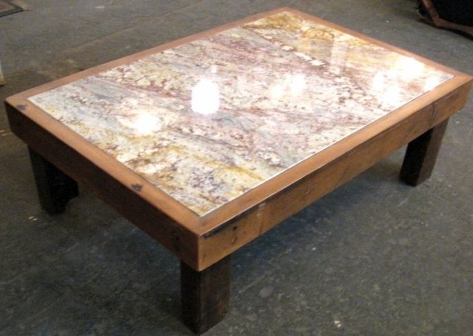Modern and luxurious touch of granite coffee table 2