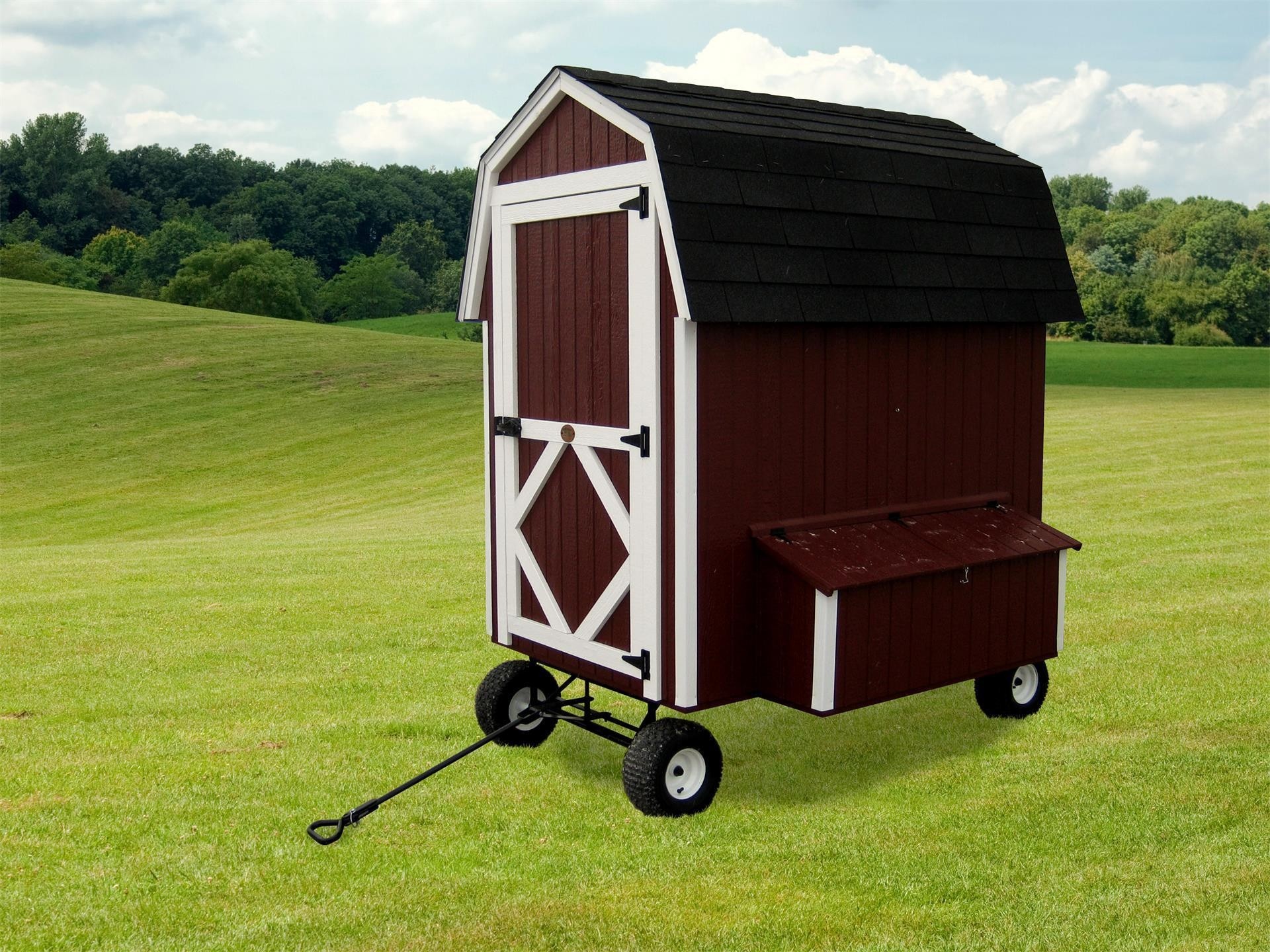 Will hold up to 30 chickens classic chicken coops run