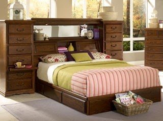 Nostalgia bookcase headboard 9