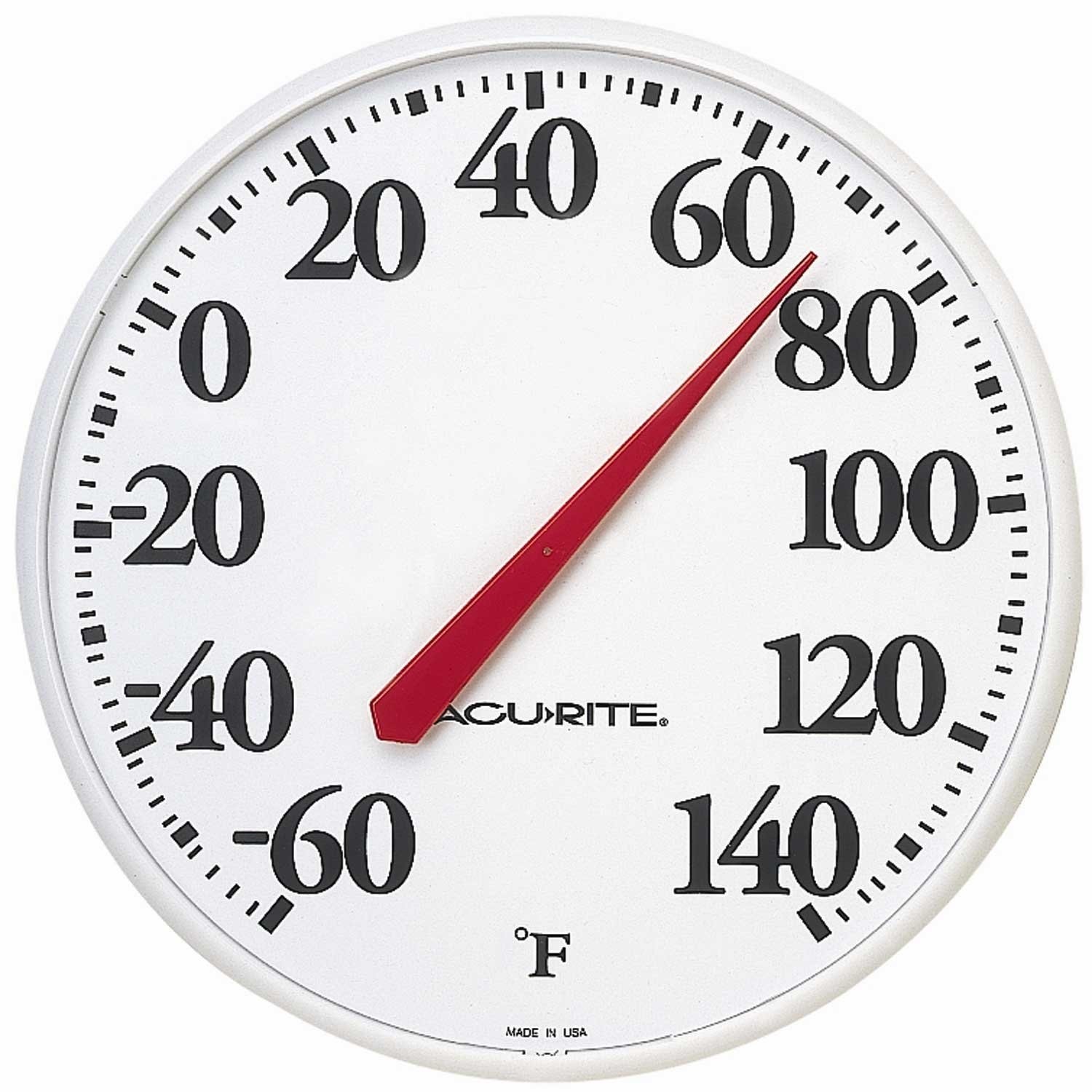 Outdoor clock thermometer set