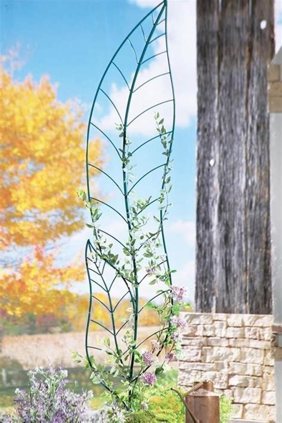 Tall garden trellis
