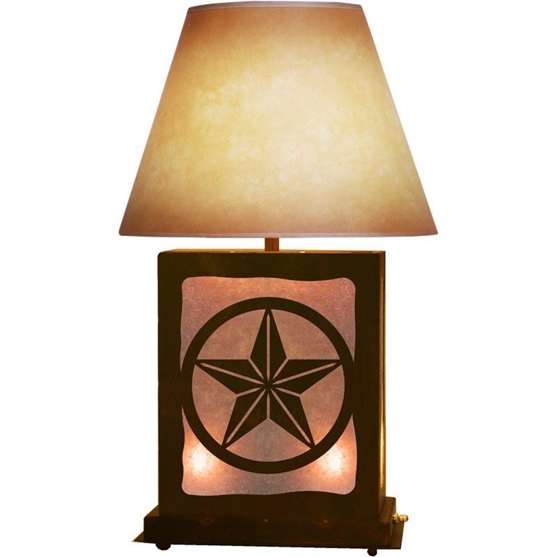 Texas star lamp
