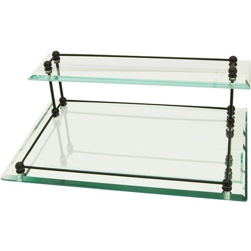 Neu home 2 tier mirror vanity tray oil rubbed bronze