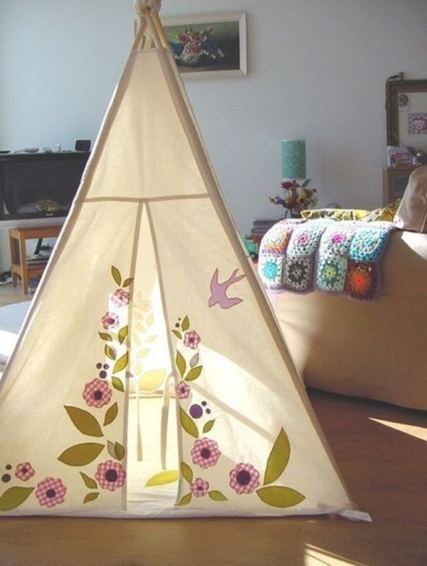 33 cool kids play rooms with play tents 2