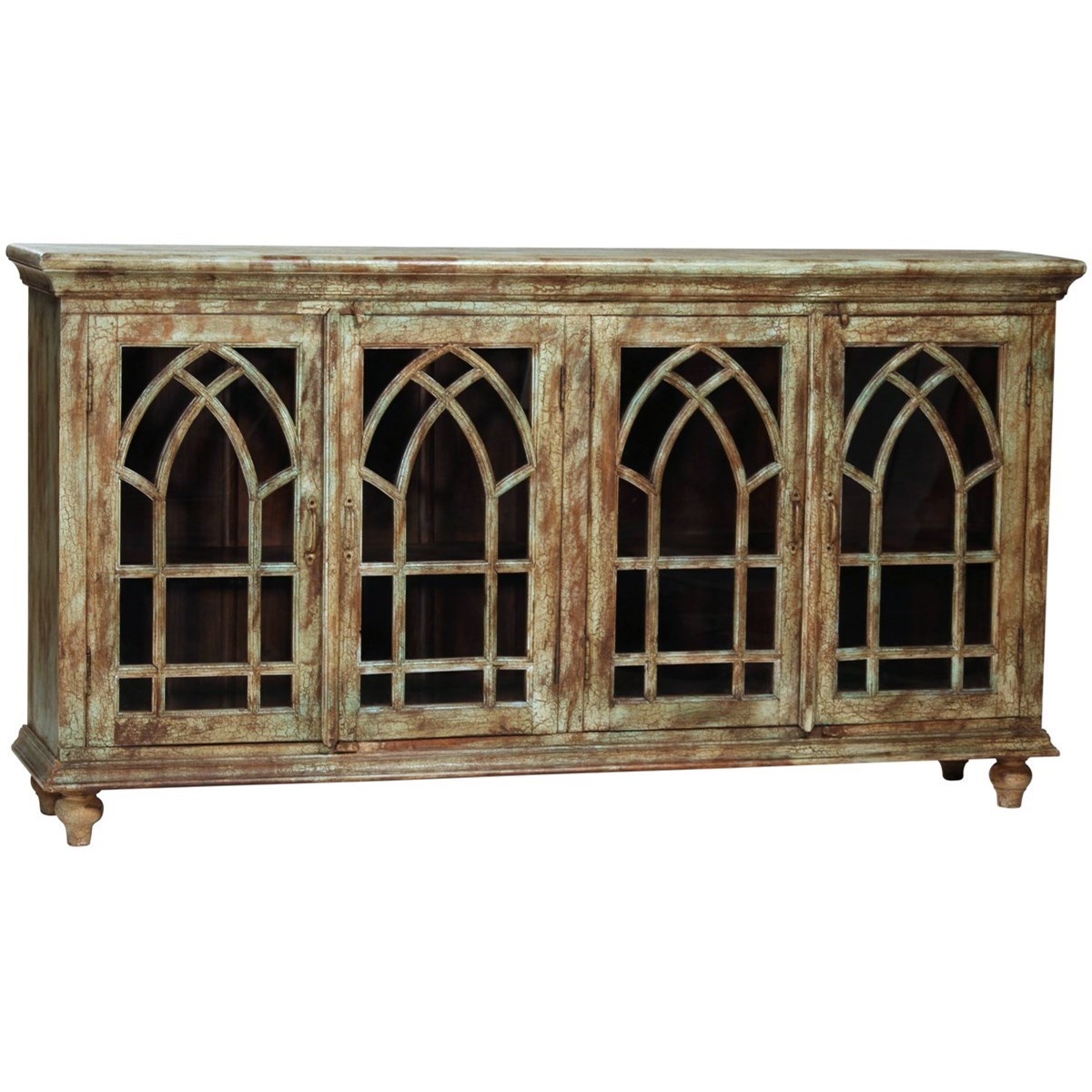 Buffet cabinet with glass doors 9