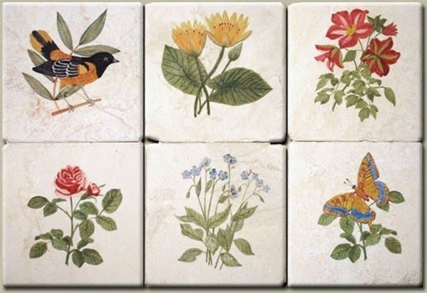 Decorative tile inserts 4