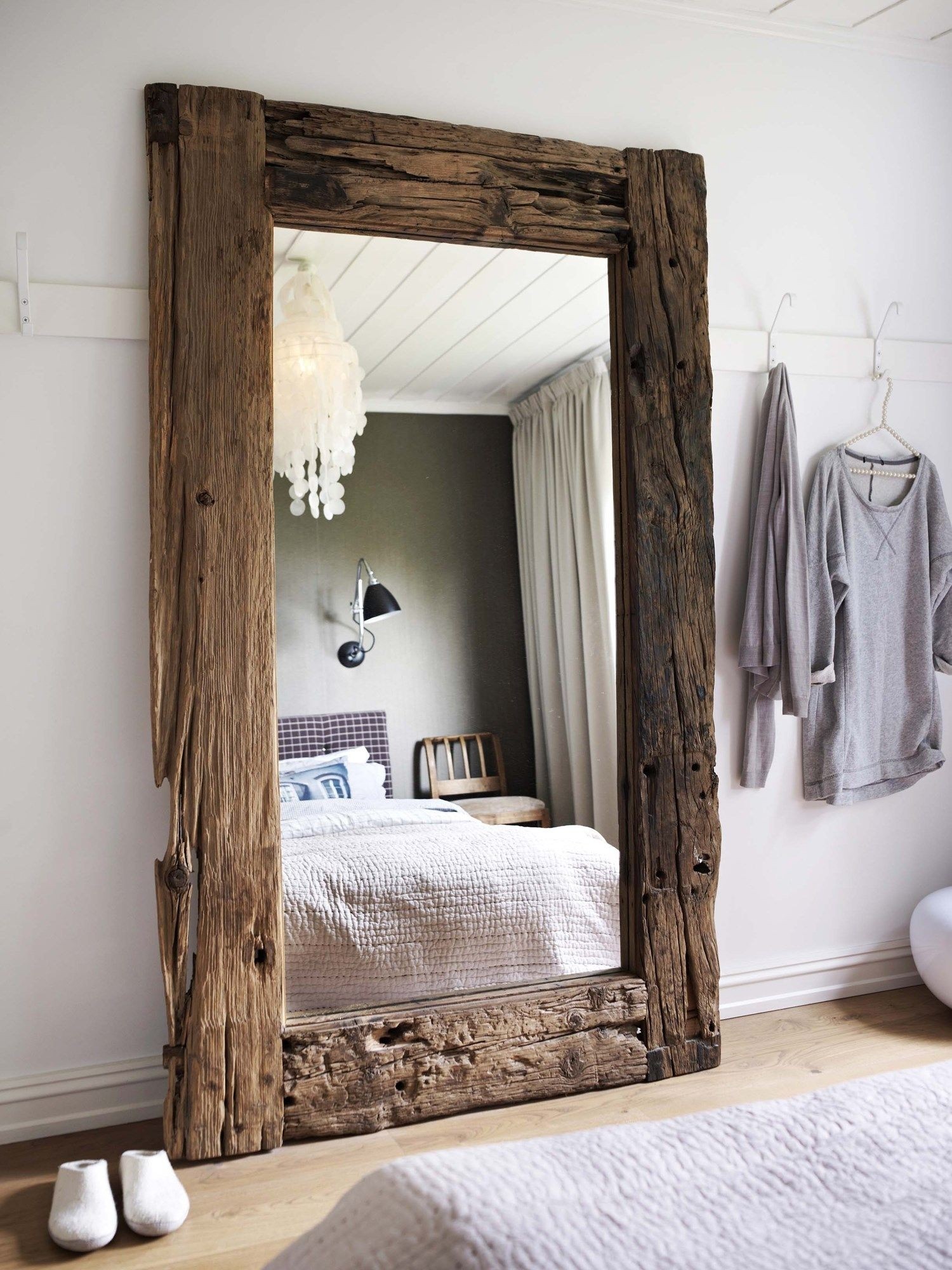Giant floor mirror