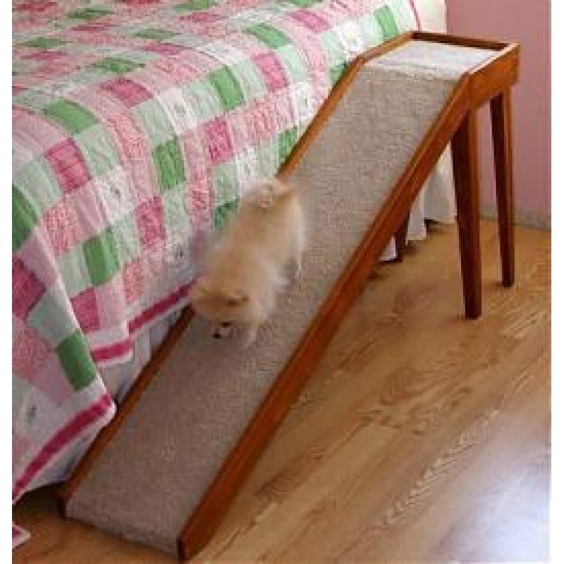 Pet Classics Climber Slope Ramp Cat Dog Puppy Wood Stair Step Free Shipping