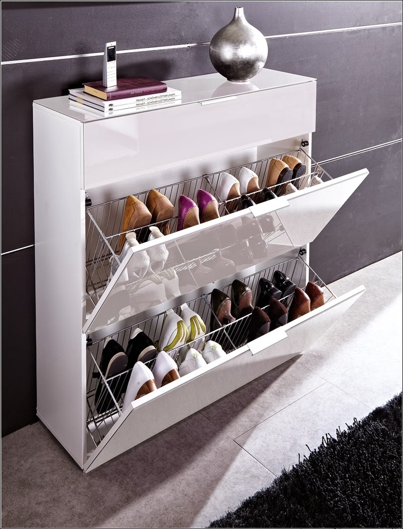 Shoe storage cabinets