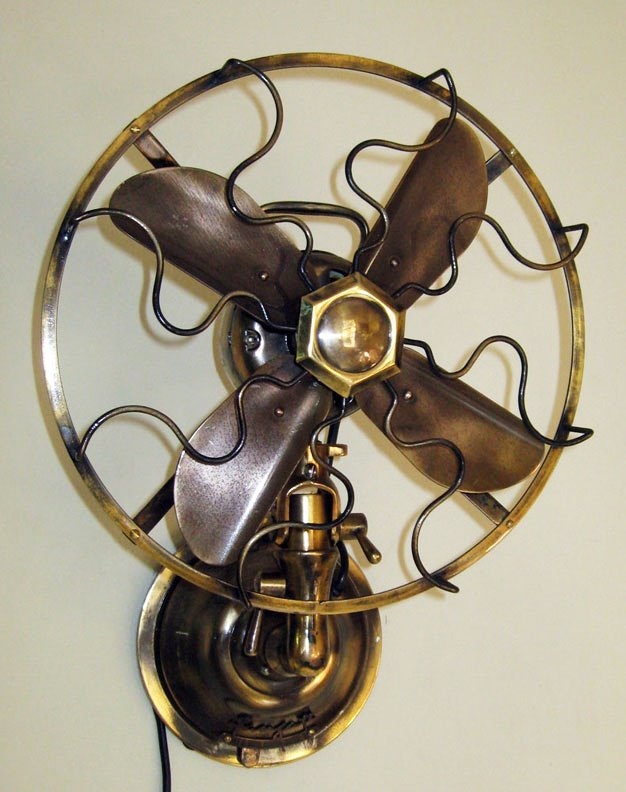 Antique wall fan
