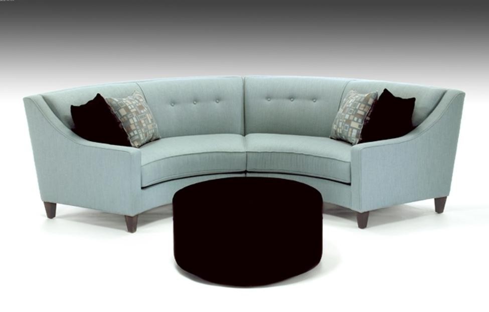 Elegant Curved Sectional Sofa for Compact Rooms
