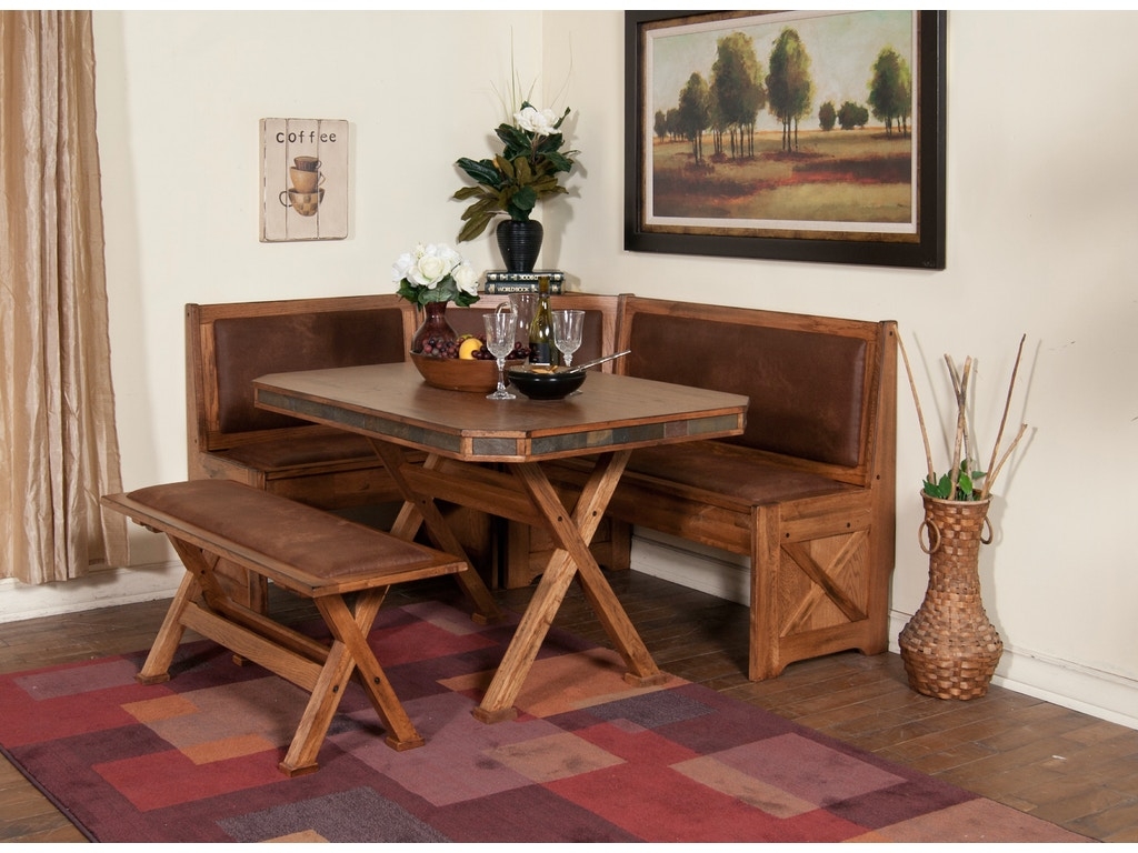 Small corner breakfast nook set