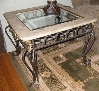 Wrought iron coffee tables for sale
