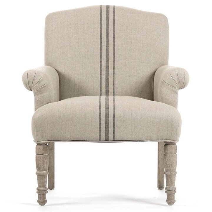 Striped club chair 1
