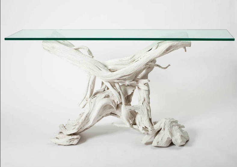 Driftwood console table 2