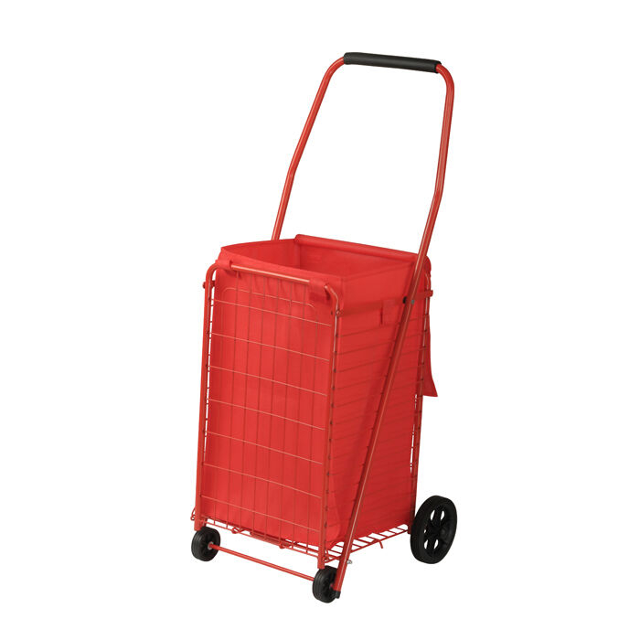 Small folding shopping cart 66 lb capacity