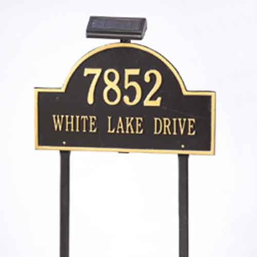 W14247 solar address lamp