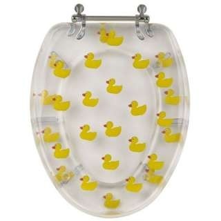 Decorative toilet seat duck design elongated 2