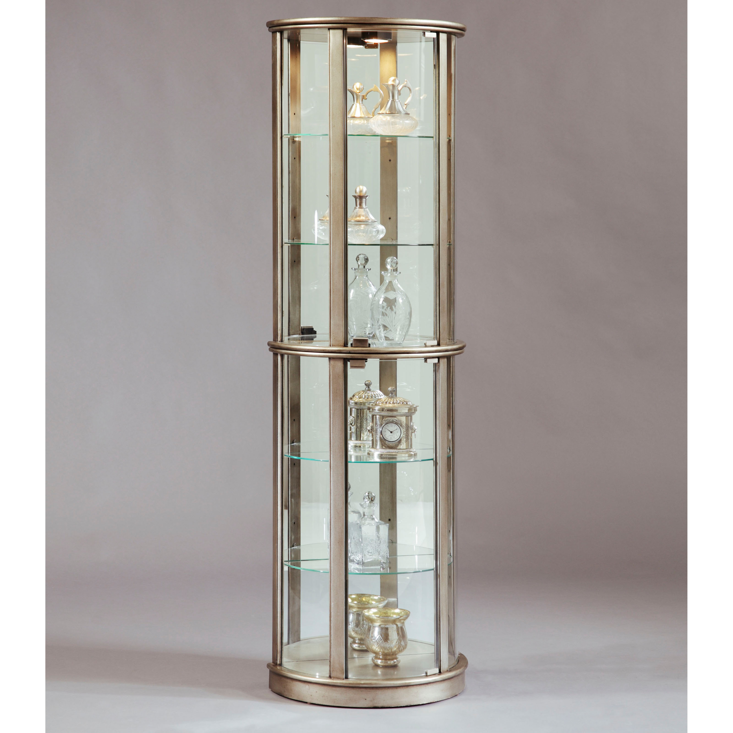 Glass metal curio cabinets 1