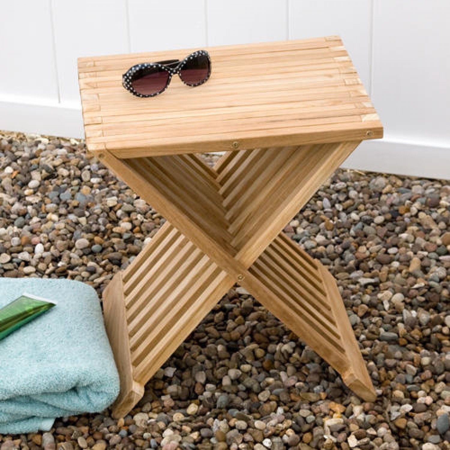 Hardwood folding table