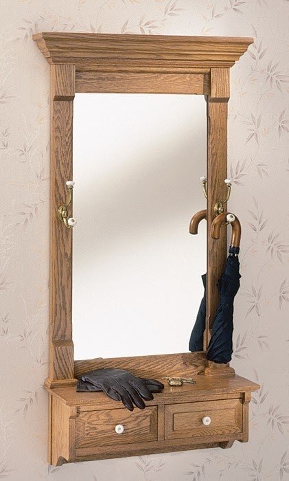 Mirror coat rack plan