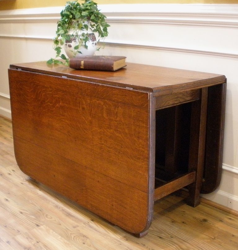 Oak folding tables 1