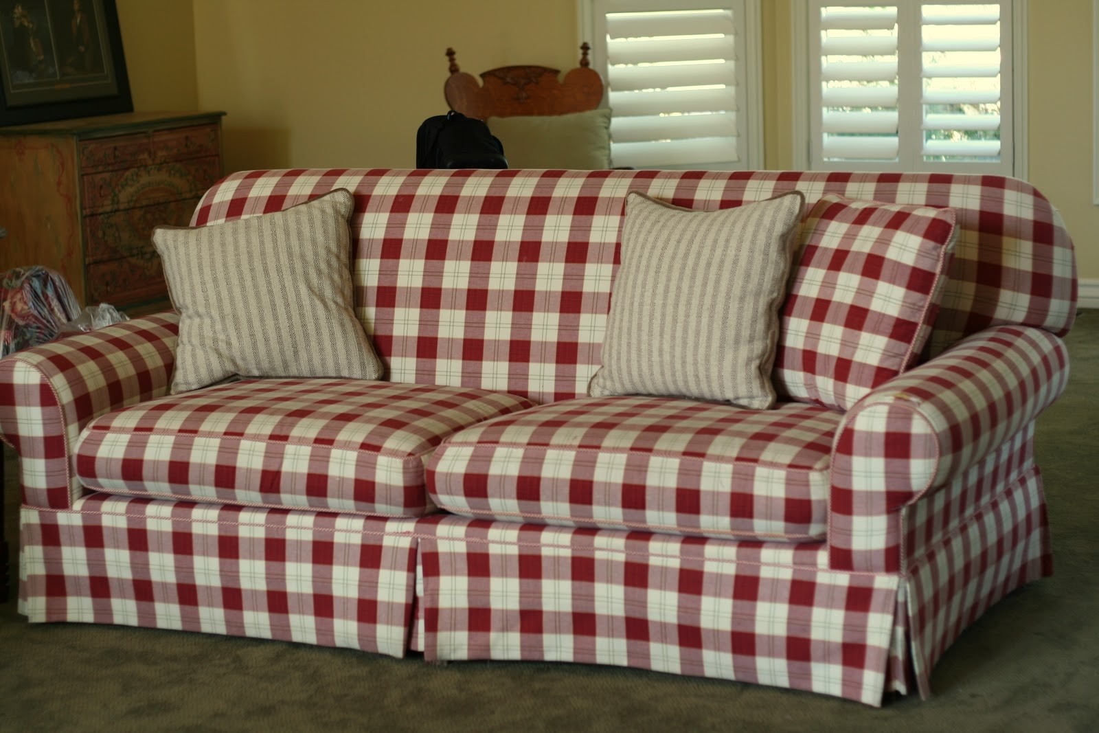 Shabby chic slipcovers for chairs