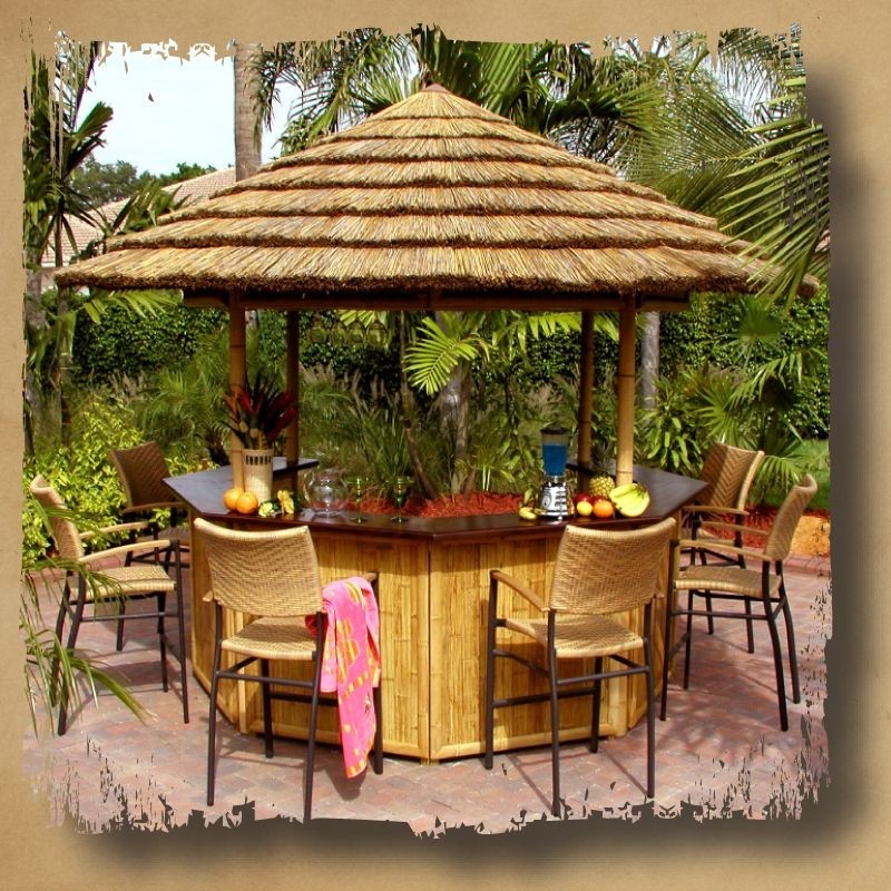 Thatch umbrella patio umbrella palmas del