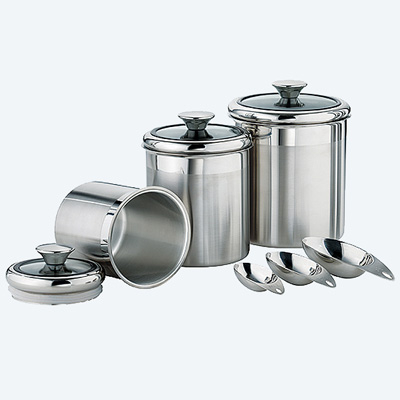 Check out other gallery of kitchen canisters stainless steel