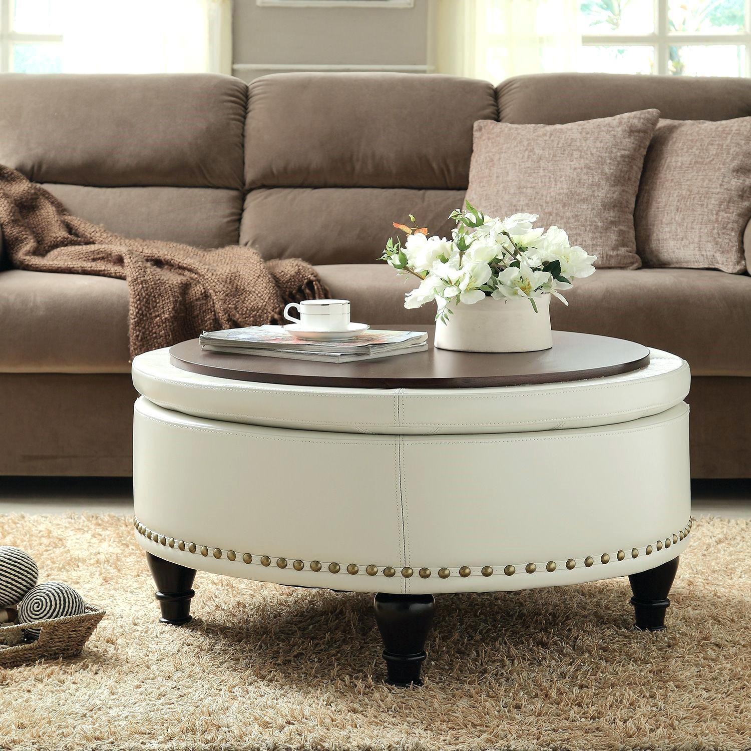 Coffee table ottoman set 1