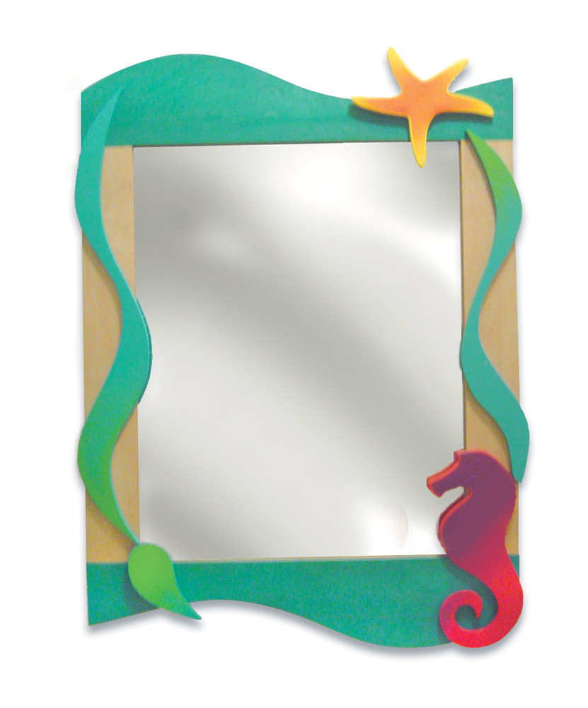 Home kids mirrors tropical seas wall mirror