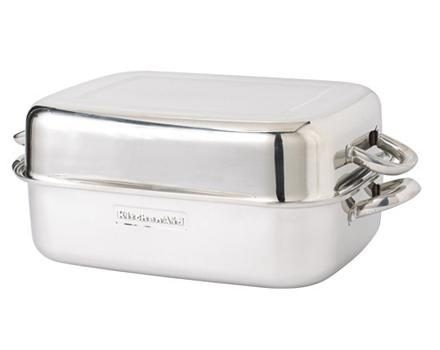 Kitchenaid stainless steel 18 in double roaster