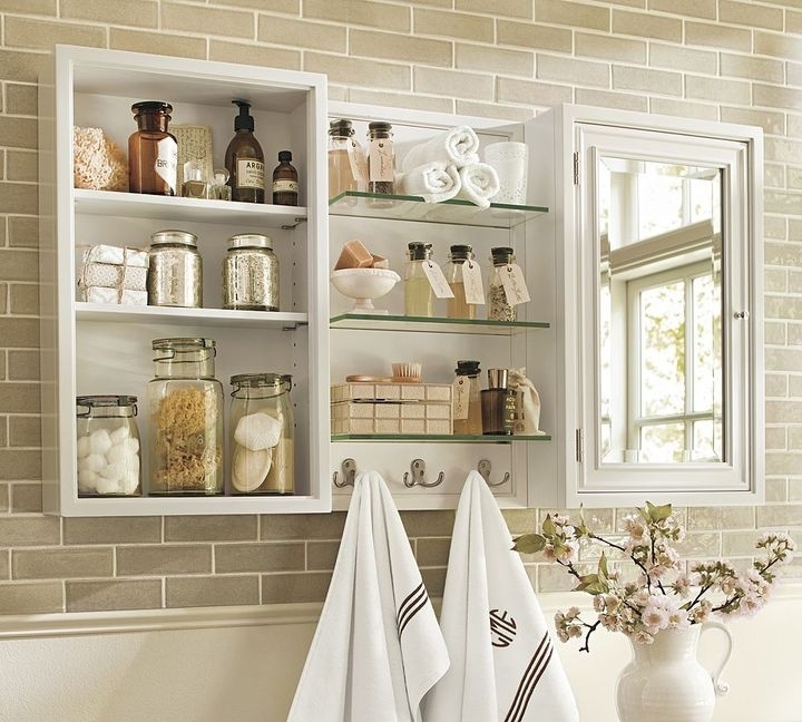 Bathroom wall shelves and storage 3