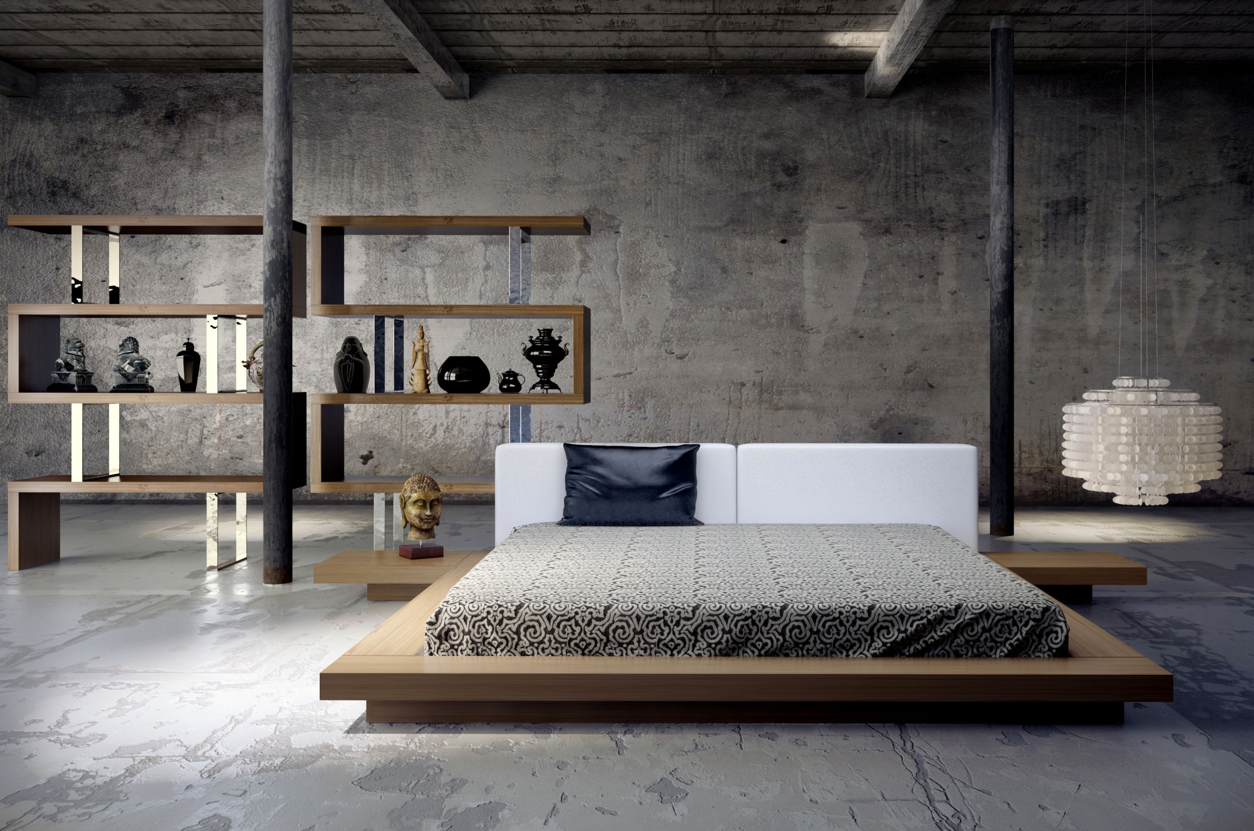 Bed is a great way to bring a touch of