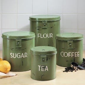 Decorative kitchen canisters 2