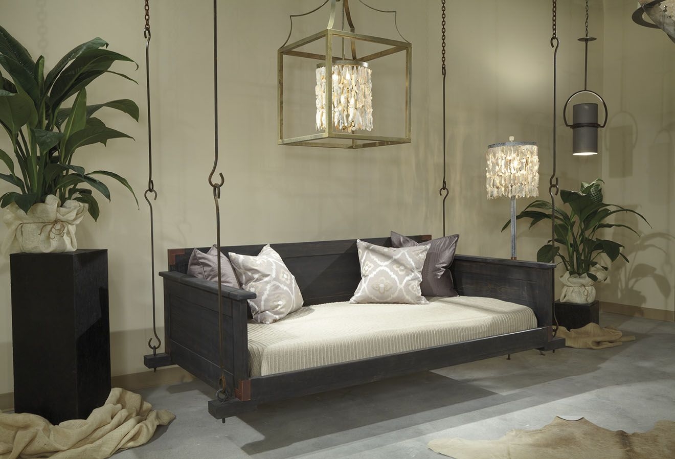 Gallery of modern interior lighting idea plus potted greenery