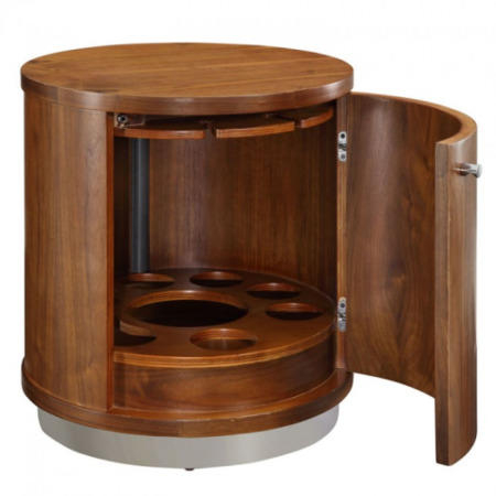 Of the jual curve jf608 walnut illuminated mini bar and