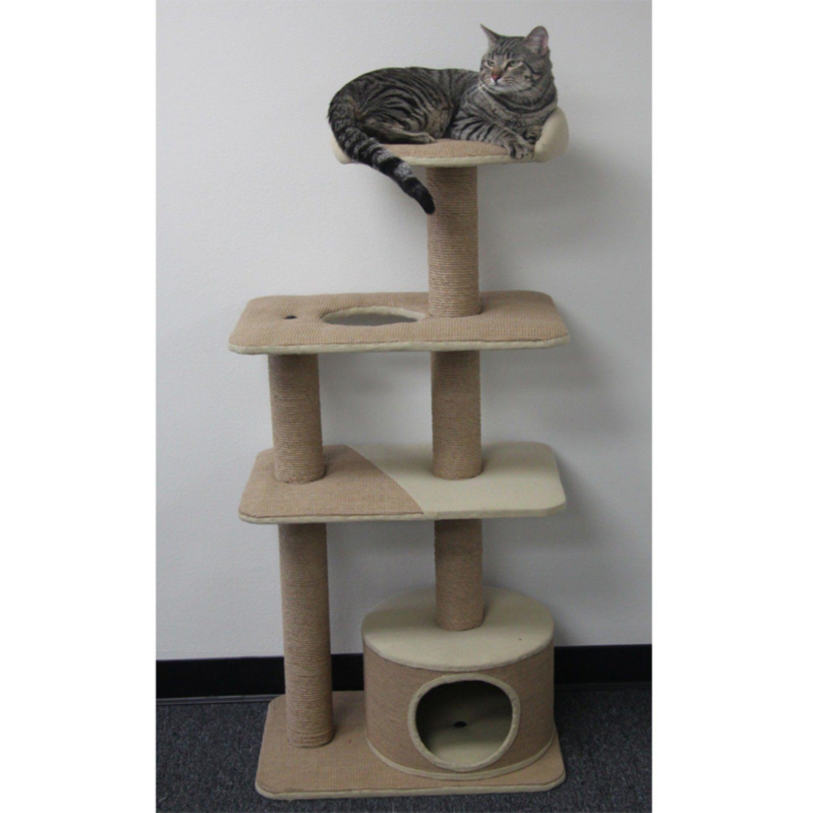 52 multi level cat tree with condo features cat tree
