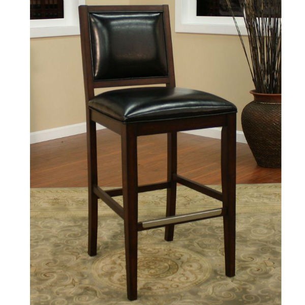 American heritage billiards bryant 34 extra tall espresso bar stool