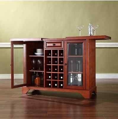 Colonial mini bar liquor cabinet storage wine barrel pub bistro