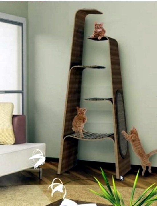Eco friendly cat tree
