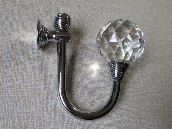 Glass crystal wall hooks decorative hooks by lynnsgraceland 12