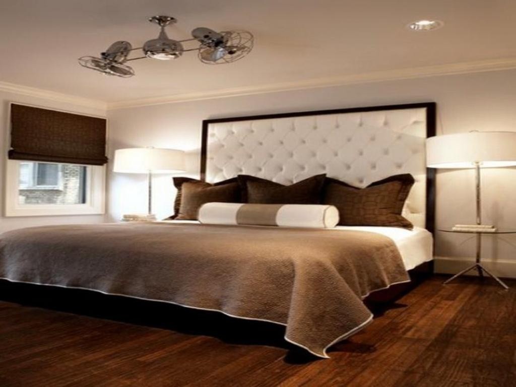 Tufted tall upholstered headboards