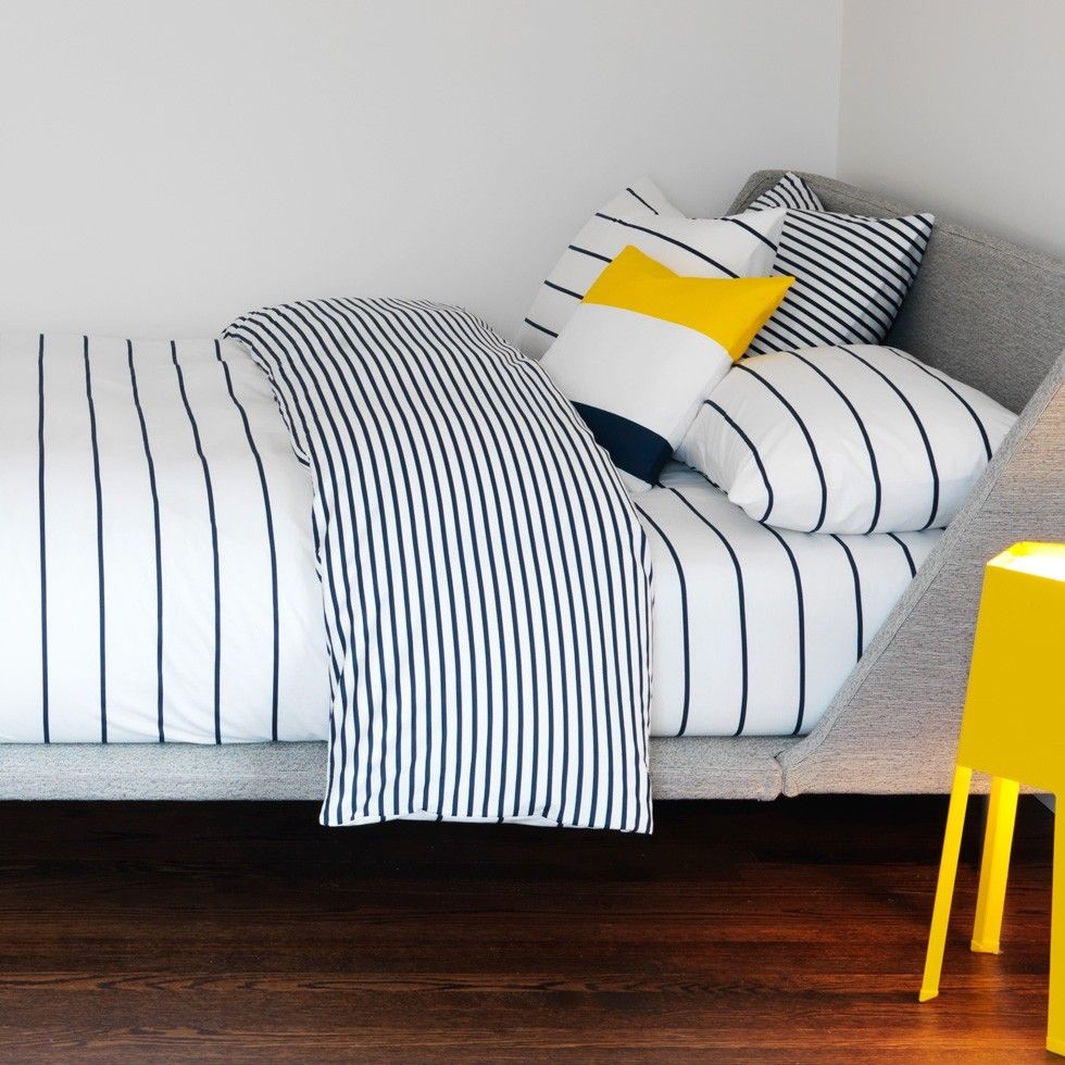 Black and white stripe bedding 20