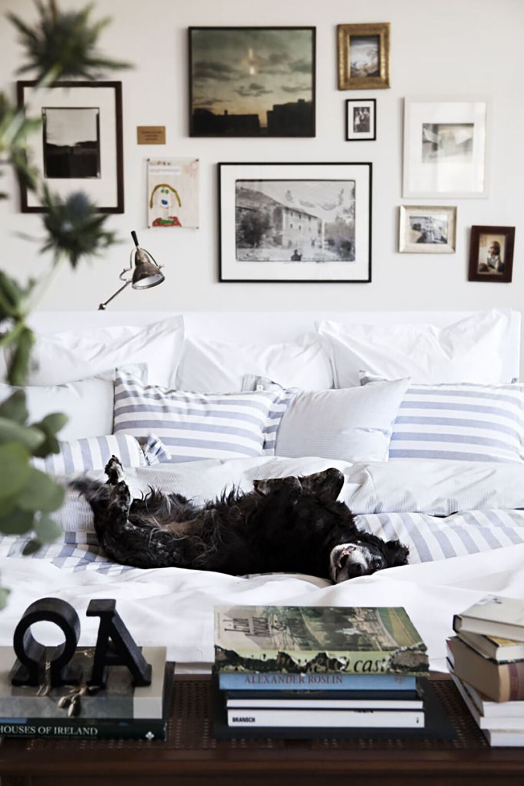Black and white stripe bedding 6