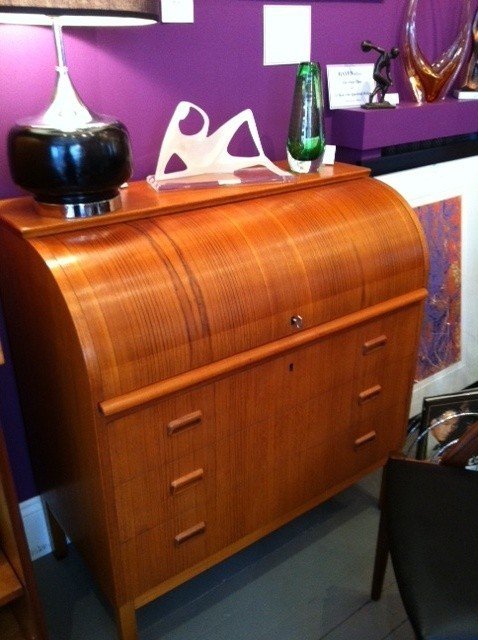 Fab scandinavian roll top desk