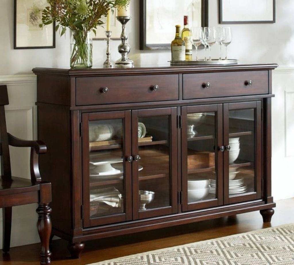 Lawton wood entertaining cabinet buffet